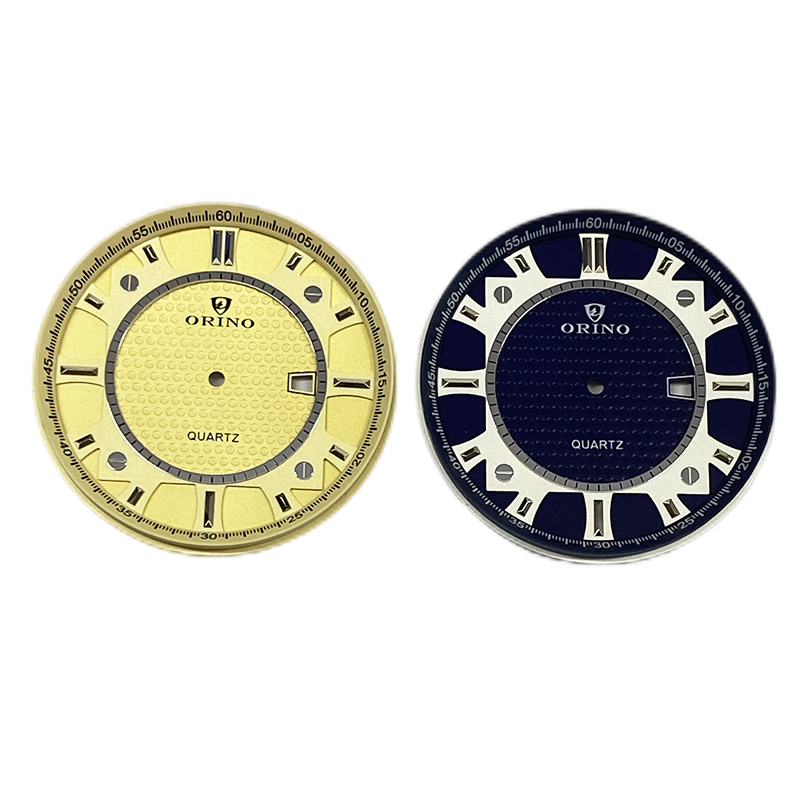 square and round custom watch dial