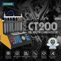 AUTOOL CT200 Gasonline Nozzle Cleaner Fuel Injectors Car Motorcycle Auto Ultrasonic Injector Cleaning Tester Machine PK CNC602A