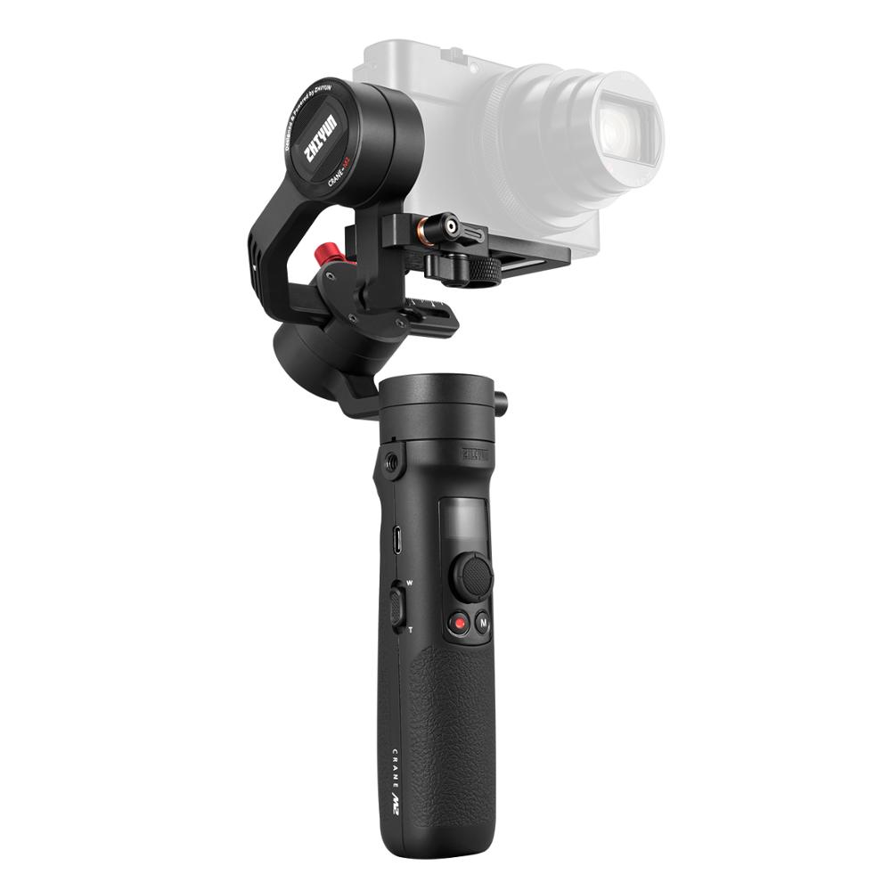 ZHIYUN Official Crane M2 Camera Gimbals for Compact Mirrorless Action Cameras Phone Smartphones Handheld Stabilizer for Sony