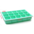 1PC New 15 Grid Food Grade Silicone Ice Tray Home With Lid DIY Ice Cube Mold Square Shape Ice Cream Maker Kitchen Accessories