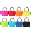 New 6 colors Small Mini Strong Steel Padlock Travel Tiny Suitcase Lock with 2 Keys