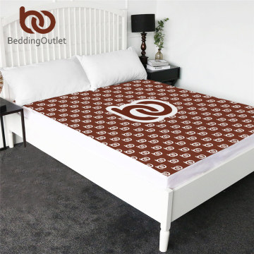 BeddingOutlet Customized Bed Sheet Print on Demand Microfiber Fitted Sheet Queen Custom Made Mattress Cover DIY Bedding 1-Piece