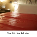 Red sheet210x210cm