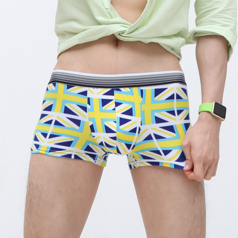 Men's Mid-waist Sexy Cartoon Boxer Briefs Panties Comfortable Men Underwear Breathable Mens Underwear Boxers