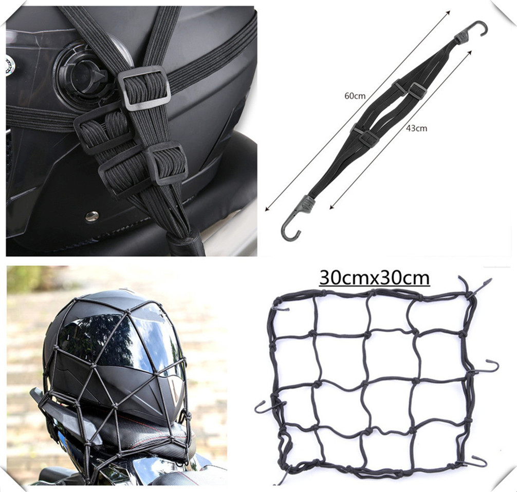 Motorcycle accessories mesh hook storage luggage cargo helmet net for YAMAHA MT-03 MT-25 FAZER600 FZ6S FZ6N FZ6R YBR 125