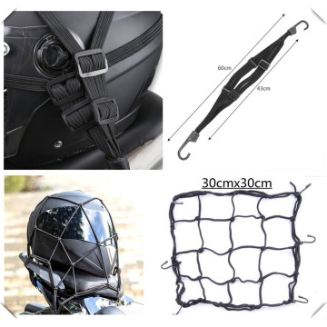 Motorcycle accessories mesh hook storage luggage cargo helmet net for YAMAHA MT-03 MT-25 FAZER600 FZ6S FZ6N FZ6R YBR 125