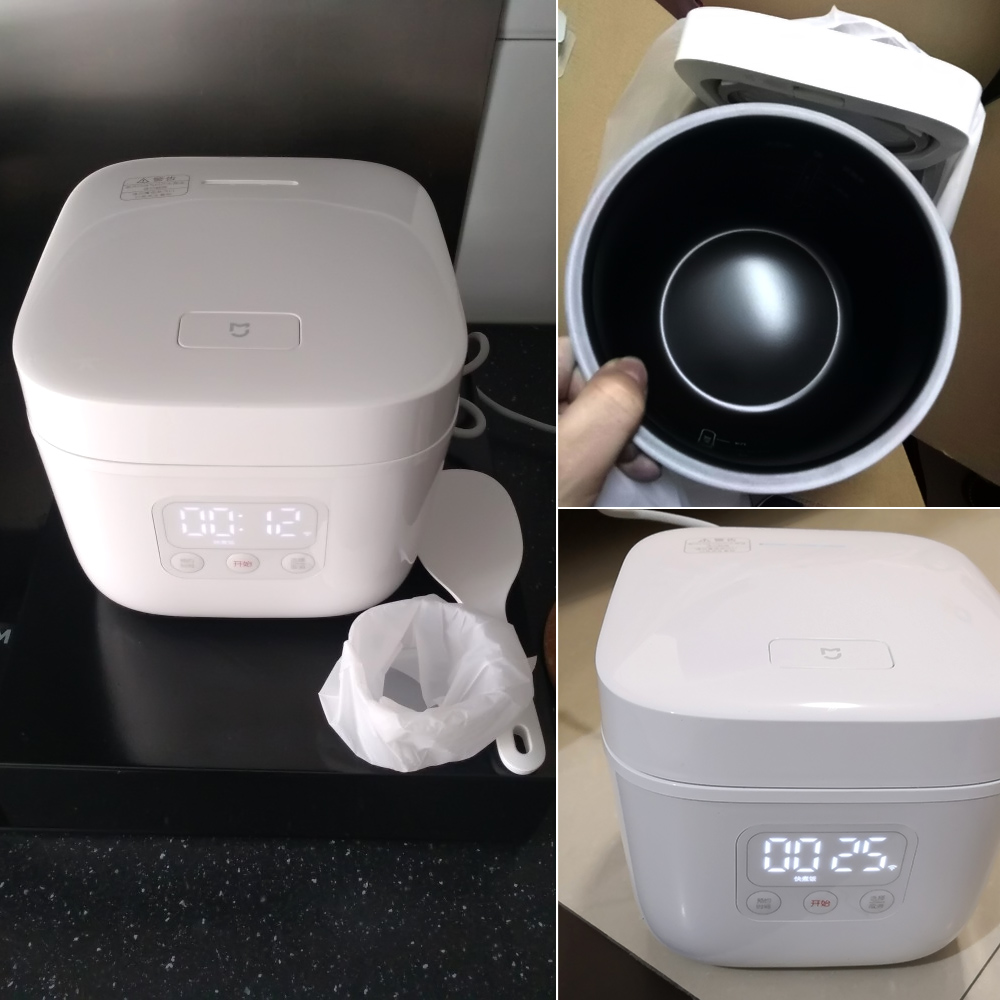 XIAOMI MIJIA Mini Electric Rice Cooker Intelligent Automatic Kitchen Cooker 1-3 people 1.6L 220V LED Display Multifunctional