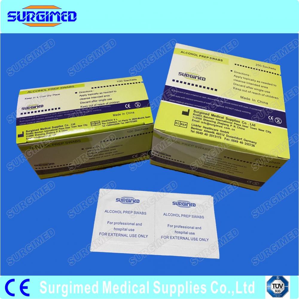 Alcohol Swab Sterile Alcohol Swab Surgical Disposable For Hospital