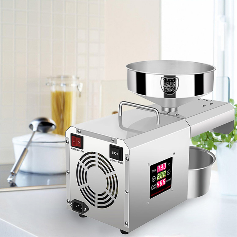 RG309 Intelligent Temperature Control Household Oil Press Hot And Cold Press Linseed Peanut High Power 1500W (max)