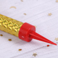 1/6 Pcs Golden Color Birthday Cake Candles Multi Color Bar Party Fireworks Candle