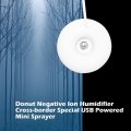 Mini Portable Donuts Negative Ion Humidifier USB Air Humidifier Purifier Aroma Diffuser Steam For Home Purifier Diffuser Steam