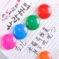 6 Pcs Tacks Magnetic Plastic Color Magnetic Beads Refrigerator Stickers Whiteboard Blackboard Magnetic Particle Buckle