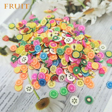 1000pcs Nail Art Decoration Fruit Slices Filler For Nail Art Slime Fruit Addition For DIY Charm Slime Supplies Nail Decoration