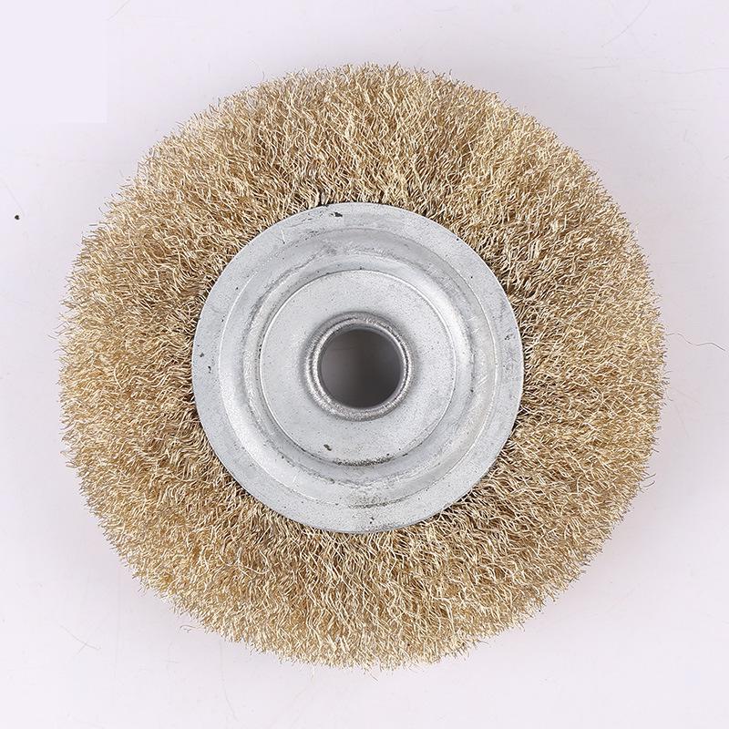 1PC 6 Inch 150mm Steel Flat Wire Wheel Brush For Rotary Tool Electric Abrasive Tools