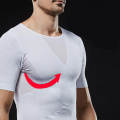 Men Gynecomastia Shaper Tshirt Waist Trainer Corsets Chest Binder Slimming Abdomen Back Support Posture Corrector Men Shapewear