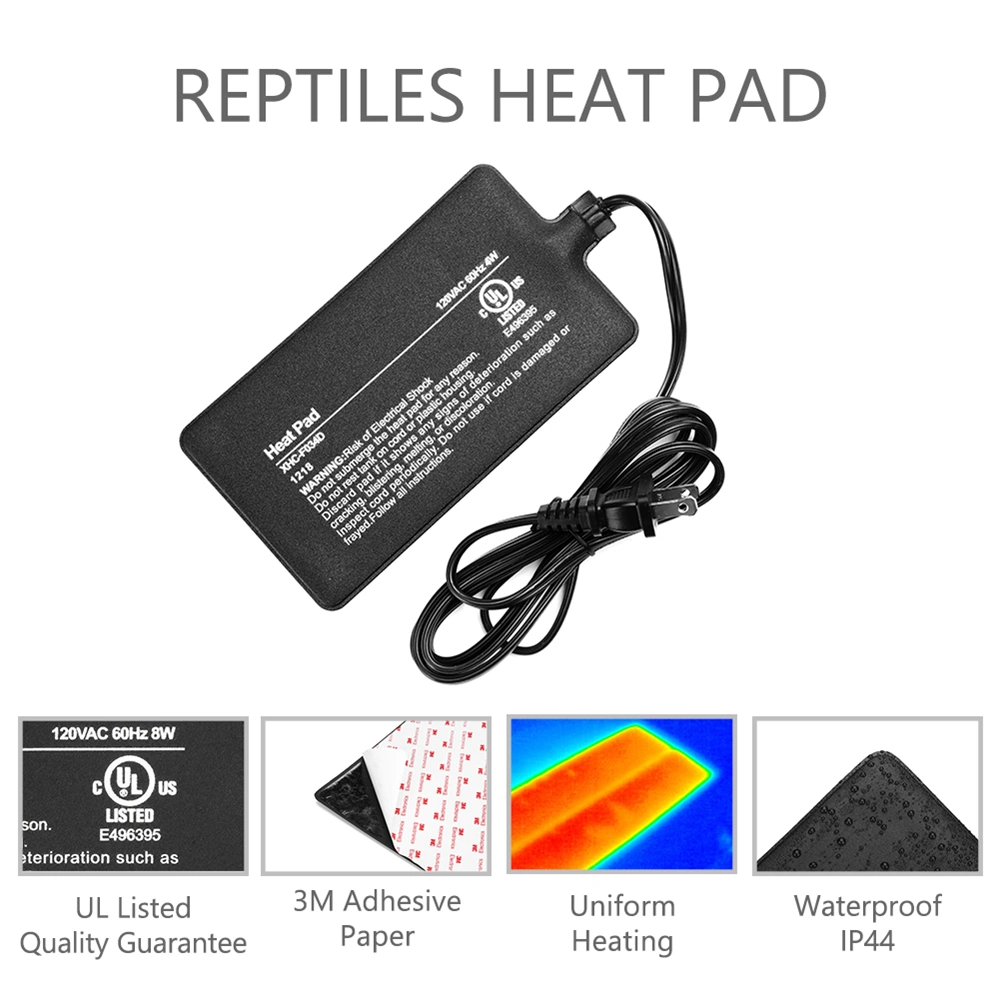 reptile heating pad for plastic