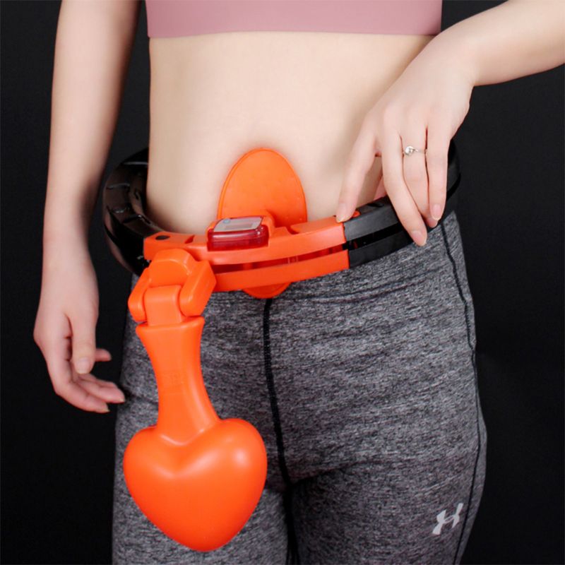 Sport Hoops Yoga Waist Exerciser Hoop- Portable Detachable Belly Abdominal Muscle Circle Loss Weight Fitness