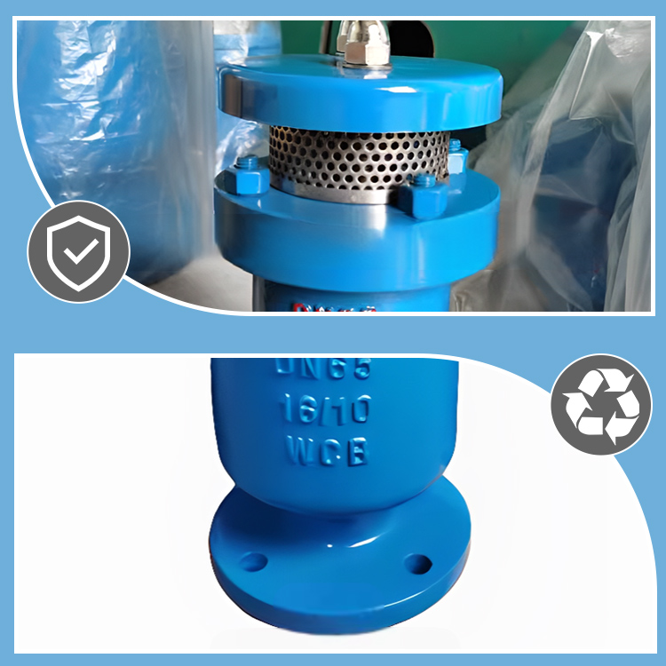 Composite exhaust valve