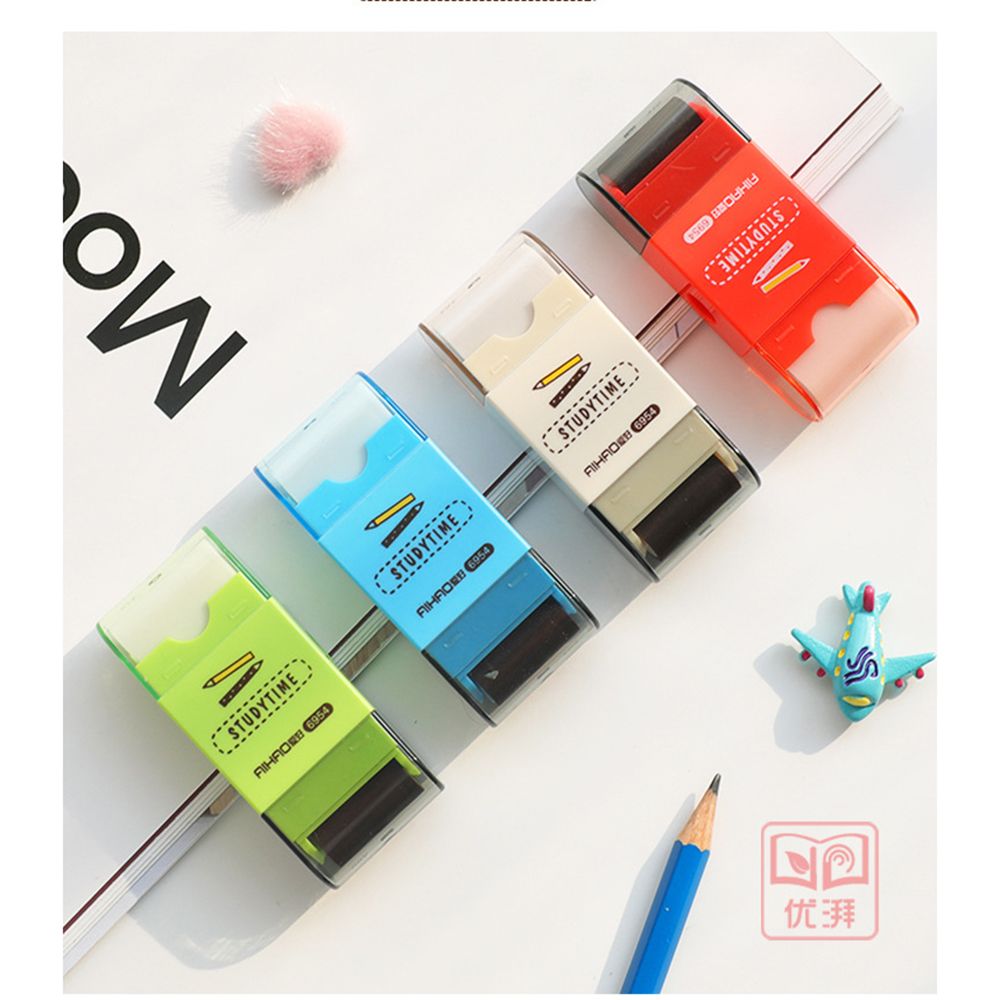 1pc Three-in-one eraser pencil sharpener Creative stationery cute children's school supplies cartoon student prize