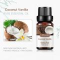 Coconut Vanilla Fragrance Oil 10ML Flower Fruit Pure Essential Oil Relax Diffuser Lamp Air Fresh Massage Natural Relax