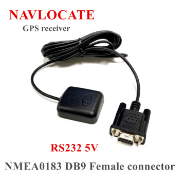 2PCS GPS receiver RS232 G-208 DB9 Female cable 3meter RS232 Level DB9 female connector antenna module 9600bps G-MOUSE