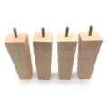4Pcs Tapered Solid Wood Furniture Legs Height 10/12/14cm for Replacement Sofa Wood Furniture Couch Chair Coffee Table Cabinet