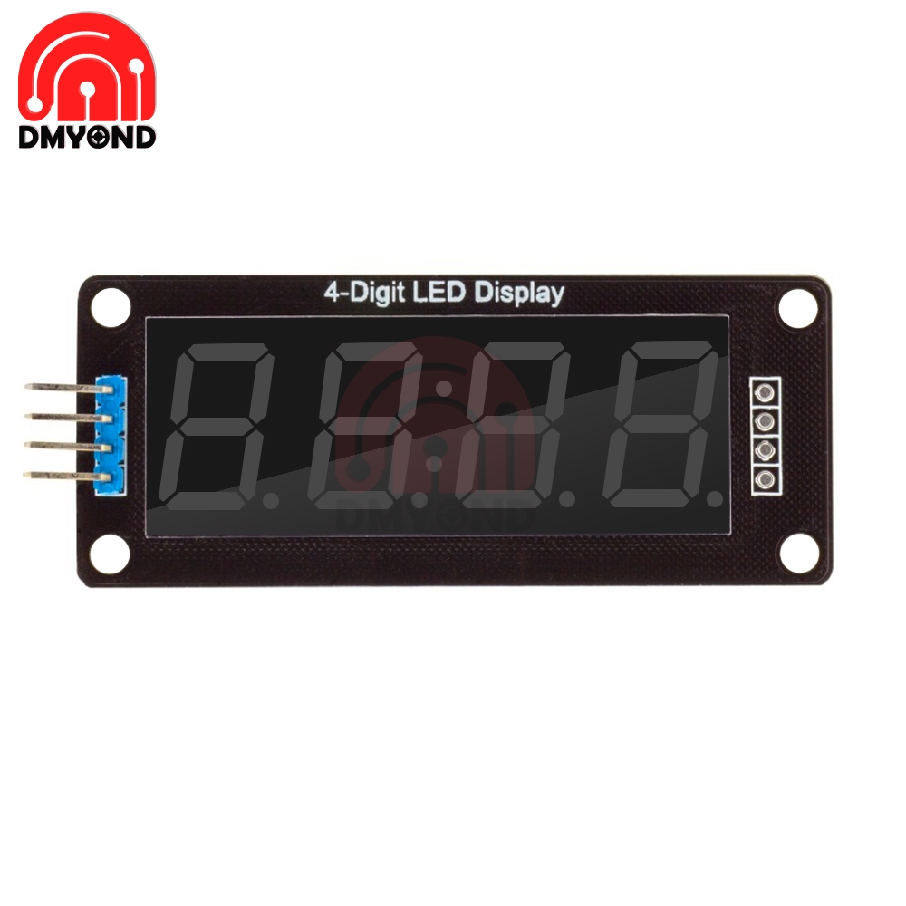 0.56" Digital 4-Digit LED Display Module 7 Segment Time Clock Display Tube Driver Board TM1637 4 Pin 5V GND CLK DIO LED Driver