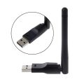 Ralink 5370 Mini USB Wifi Adapter 2Dbi Antenna LAN Adapter Network Card 802.11b/n/g Recevier Antenna For Laptop Desktop U1JA
