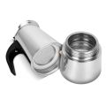 Stainless Steel Kettle Coffee Maker Coffee Brewer Kettle Pot Portable Espresso Moka Pot Pro Barista Pot 100ml/200ml/300ml/450ml