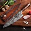 XINZUO Chef Knife Leather Case Handmade Italian First Layer Vegetable Tanned Multi Holster Carry Chef Knives Leather Case