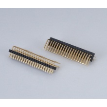 Right Angle Connector Pitch 1.00mm Pin Header Dual Row Pin Header Connector
