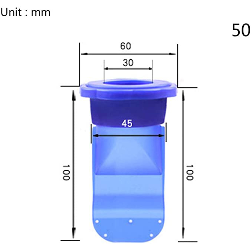 2pcs Bathroom odor-proof leak core silicone down the water pipe draininner core kitchen bathroom sewer seal leak