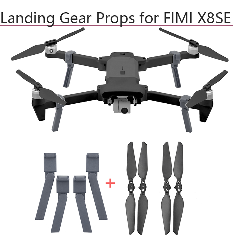 Landing Gear Extended Heighten Leg CW CCW Propeller Props Support Feet Tripod Protector for FIMI X8 SE 2020 Drone Accessories