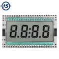 EDC190 4 Digit 7 Segment LCD Display Digital Clock Tube Static Driving 3V 50.8x30.48x2.8mm Semitransparent TN Positive Display