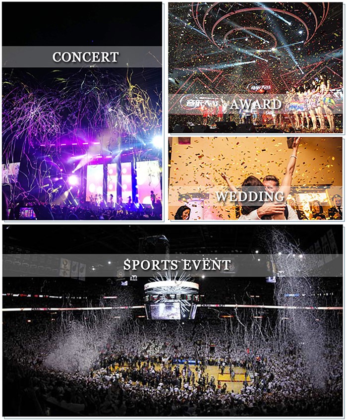 confetti streamer blower
