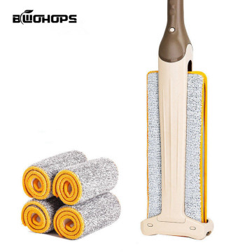 Switch'n Clean Double Sided Flat Magic Mop Telescopic Hand Push Sweepers Hard Floor Cleaner Lazy Vassoura Self-Wringing Ability