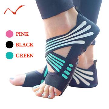 3 Colors Fashion Women's Non-slip Yoga Fitness Dance Pilates Socks Indoor Anti-skid Yoga Shoes Gym Socks Ladies Sports Socks