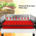 Burger Shop/Milk tea shop/Snack bar 800w Double Layer Electric Burger Machine Hamburger Roaster Burger Shop Batch Bun Toaster