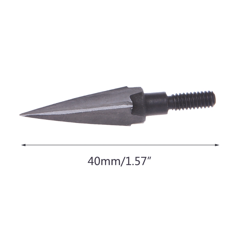 Archery Broadhead 100 Grains Carbon Steel Hunting Compound Recurve Swallow Tail Archery Accessories