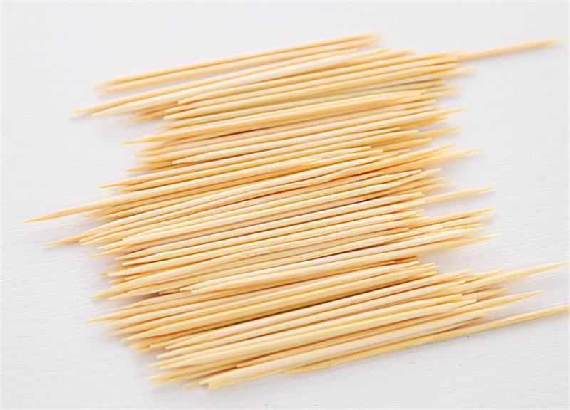 100 pcs/Bag Natural Disposable Bamboo Toothpicks Double Head Family Restaurant Hotel Travel Supplies Toothpicks Tools