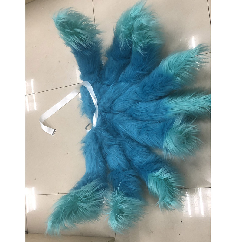 2020 Game Cosplay LOL Spirit Blossom Ahri The Nine-Tailed Fox Cosplay Costume Props Wonderful Tail for Halloween Props Fox Tails