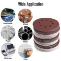 120Pcs 125mm 5'' Hook Loop Sanding Discs 8 Hole Sandpaper Pads 1000 1200 1500 2000 2500 3000 Grit Sander Disc Abrasive Tool