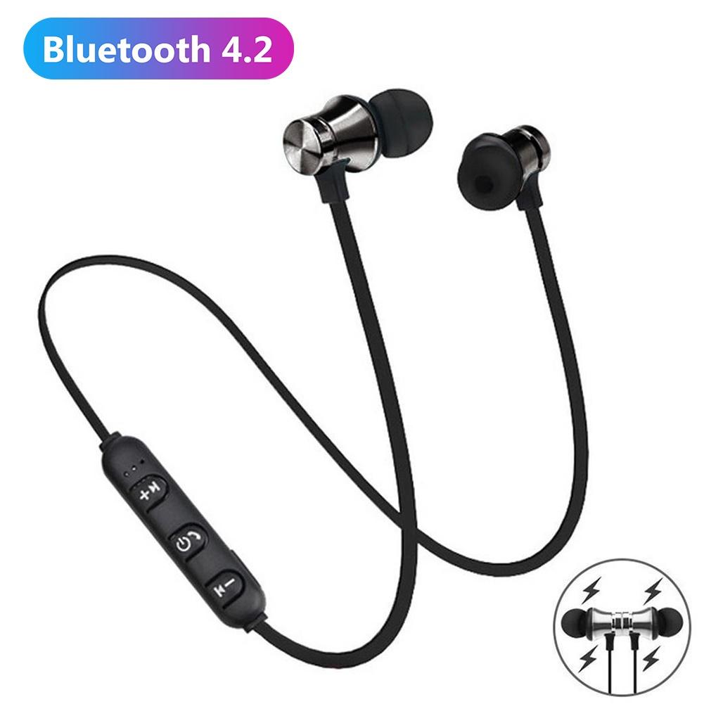 XT11 Magnetic Wireless Bluetooth Earphone Headphones with Microphone Neckband Sport Earbuds Headphones Headset for Smartphone