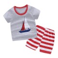 Boys Clothes Cartoon Designer Baby Cotton Clothes Set Girls Sport Clothing Sets Children Summer Tshirt +shorts 2pcs Suits
