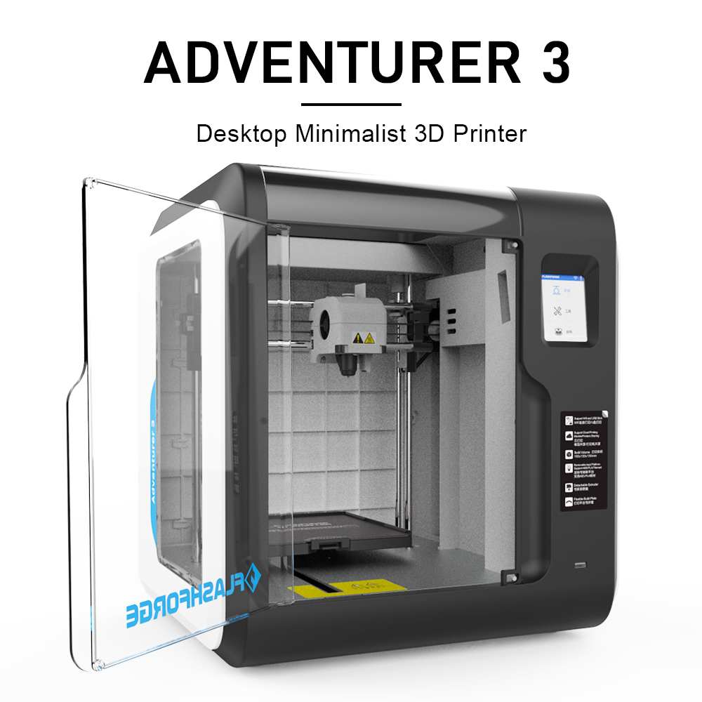Flashforge DIY 3D Printer Kit Adventurer 3/Lite/3C with Camera Auto Leveling Machine Filament Detection Fast Cloud Printing