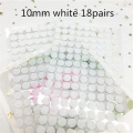 White 10mm 18Pairs