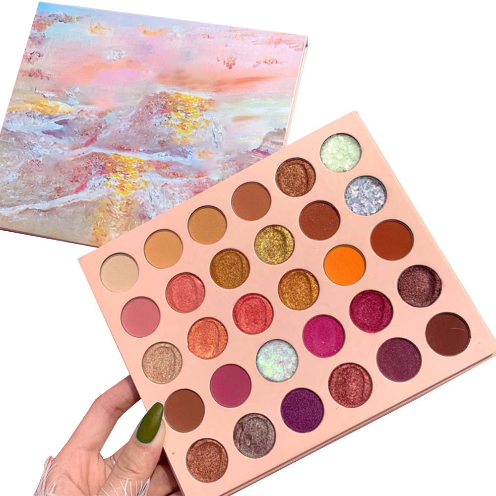 5. Thirty color eyeshadows