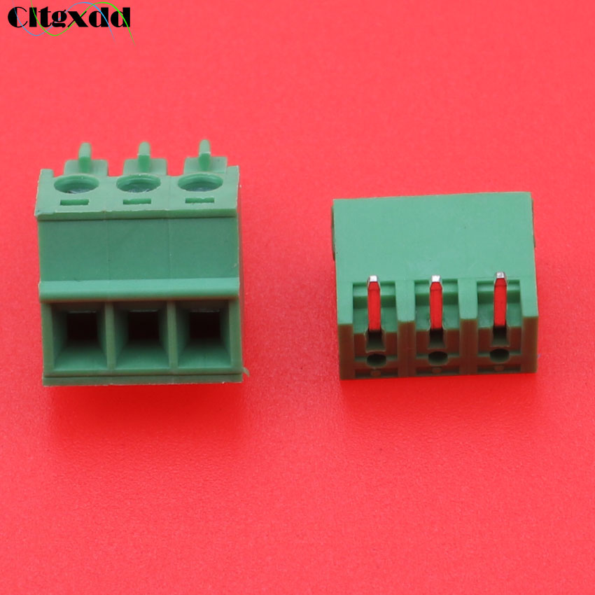 1PCS Pitch 3.81mm 3pin PCB Pluggable Terminal Blocks Connector Male And Female Plug-in Right Angle Pin Instead Phoenix Contact