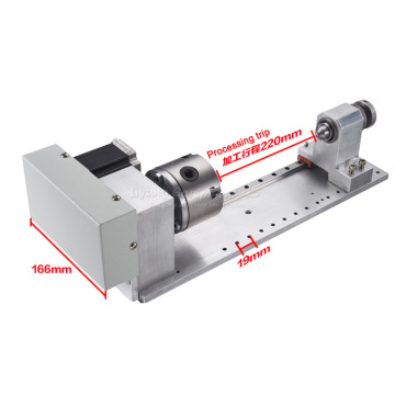 Slide rail fourth axis rotary shaft A axis 4 axis numerical control division head of the olive core stereo fittings Slide four