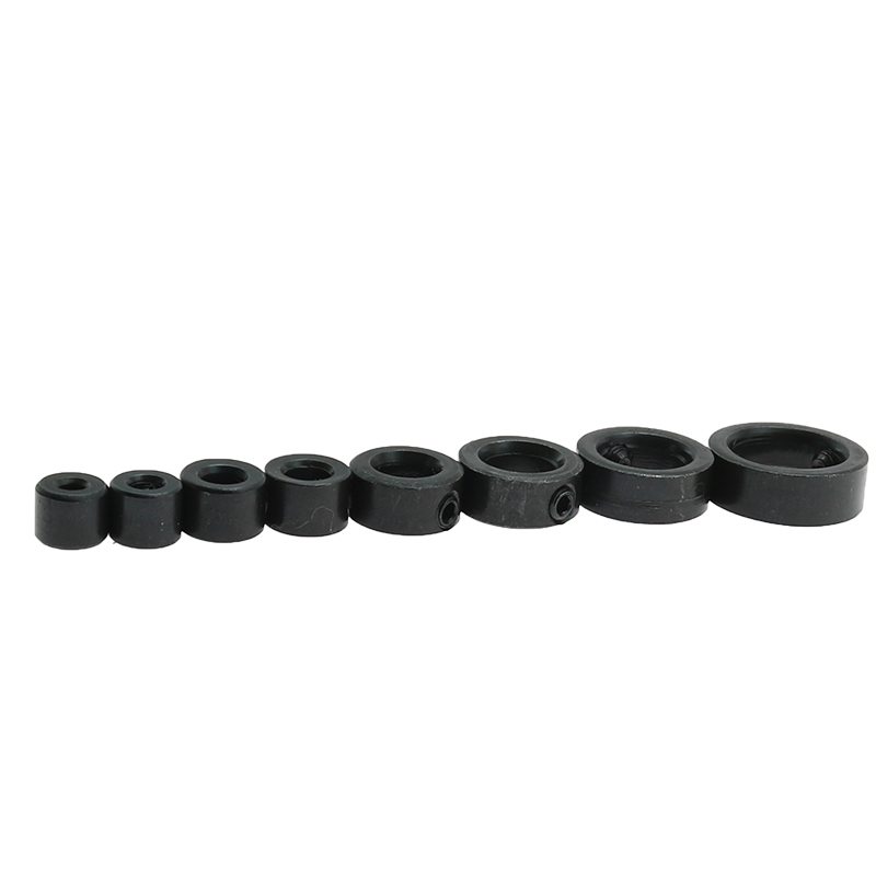 3mm/4mm/5mm/6mm/8mm/10mm/12mm/16mm Drill Bit Carbon Steel Clamp Shaft Lock Slot Sleeve Limit Ring Locator